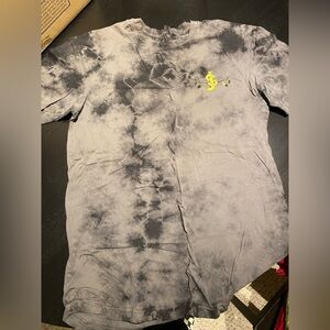 Gray Tie-Dye Short Sleeve Tee
